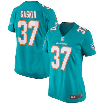womens nike myles gaskin aqua miami dolphins game jersey_pi4